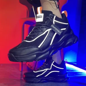 High Top Men Sports Running Shoes Outdoor Walking Soft Casual Sneakers Fashion Designer Mesh Sneaker Men's Tennis Masculina