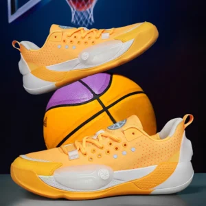 Basketball Shoes with Low Cut and Strong Jumping Ability for Men and Women Fashionable and Trendy Anti Slip Shoes