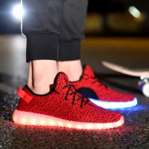 Men Light Up Shoes Women Boots Children Girl Kid Fashion Casual Sport Sneakers Boy Footwear