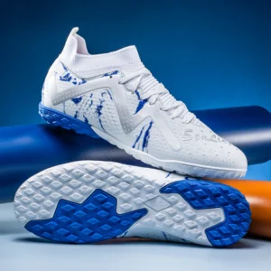 Men's Soccer Cleats Football Cleats for Mens Big Boys Mid-Top Spikes/TF Shoes for Youth Professional Training Turf Sneaker