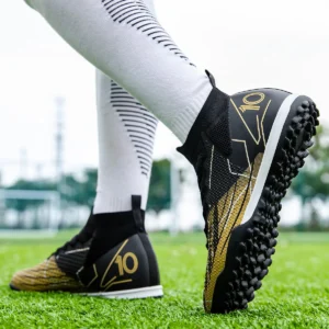 New competition-level football shoes, universal for men and women, professional game training sports shoes, short studs, crushed