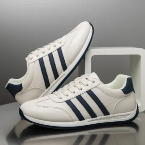 2026 Summer Fashion Comfortable Classic New High-Quality Leather Agan Shoes Men's Sneakers Three Colors39-44