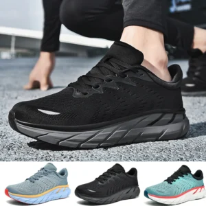 Leisure running shoe breathable summer running shoes men's lightweight fitness shoes outdoor men's cushioned sports shoes